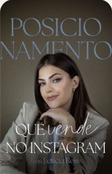 Capa da formação Posicionamento que vende no Instagram, com Letícia Reis